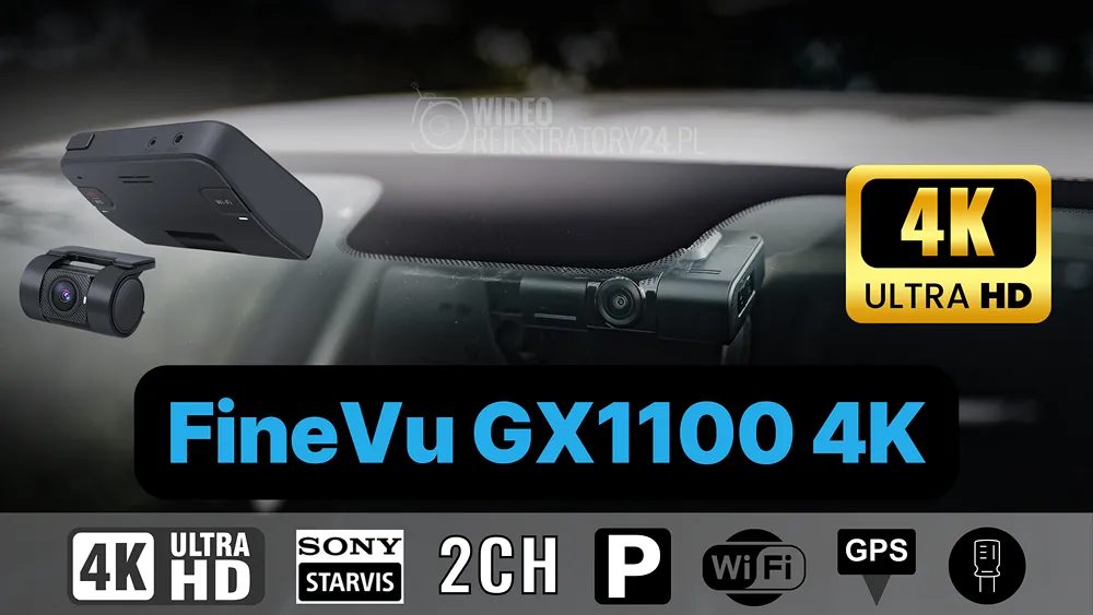 kamera samochodowa finevu gx1100 4k